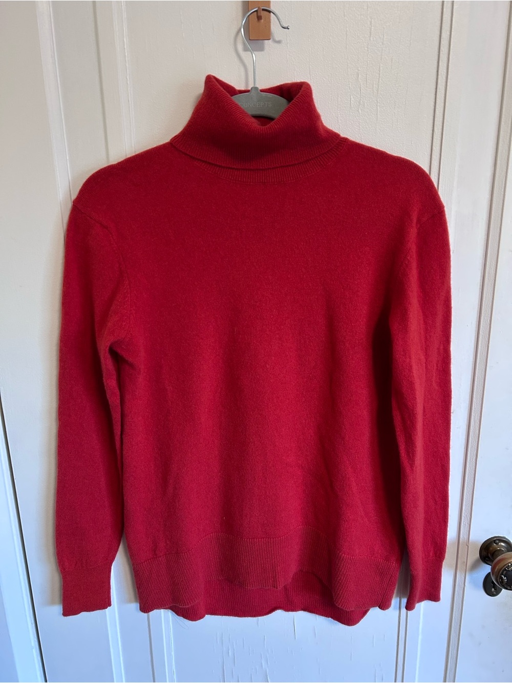 Massimo Dutti Crimson Red Turtleneck Sweater - Women